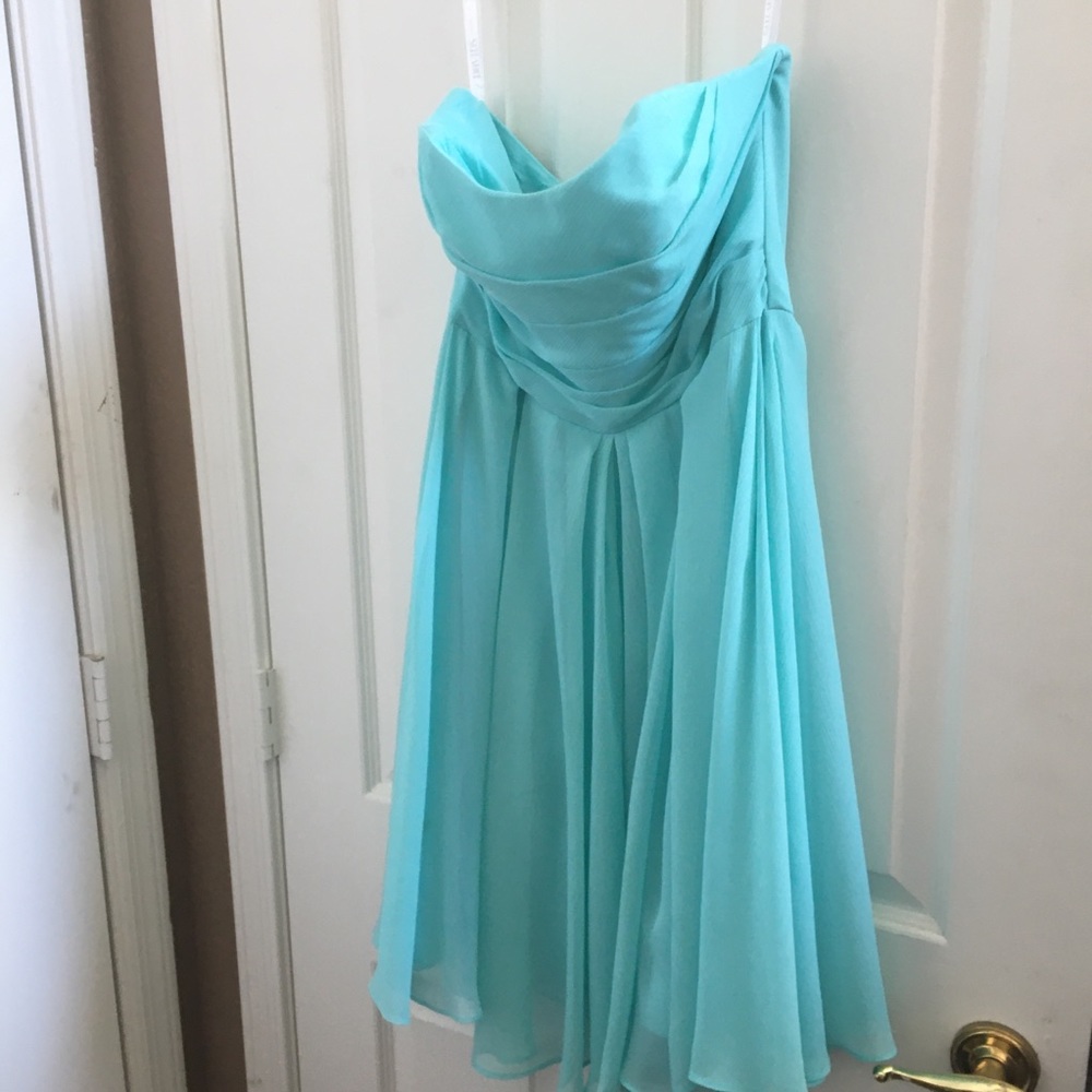 FINAL MARKDOWN David’s bridal strapless cocktail dress 6